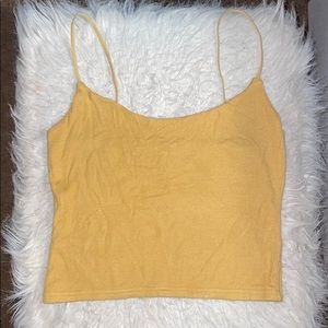 PACSUN YELLOW CROP TOP☀️🌞